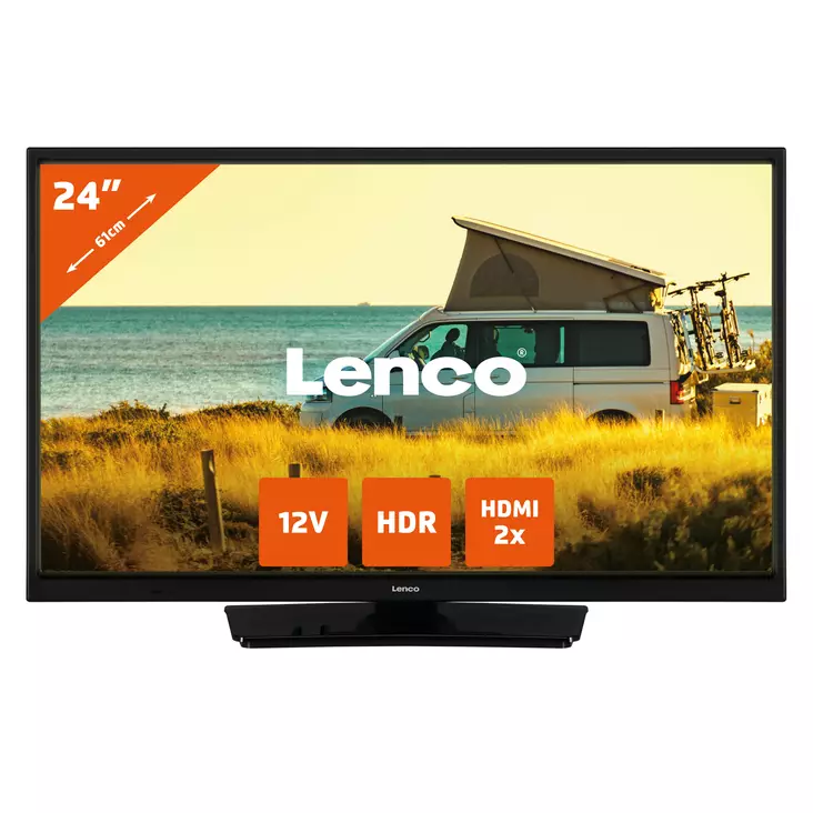 24 tums HD LED-TV med DVB-T2 DVB-C DVB-S2 12V Svart - TV-apparater och mediaspelare - 8711902072232 - 10