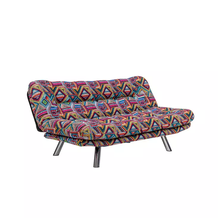 3-sits bäddsoffa Atelier del Sofa Misa Multicolor Mjuk Lättskött Tyg 175x110x40 cm - Bäddsoffor - 8683342977982 - 1