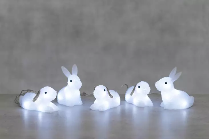 Akryyli Pupu perhe 5 kpl Finnlumor - Ljussmycken och ljusfigurer - 6410416085142 - 1