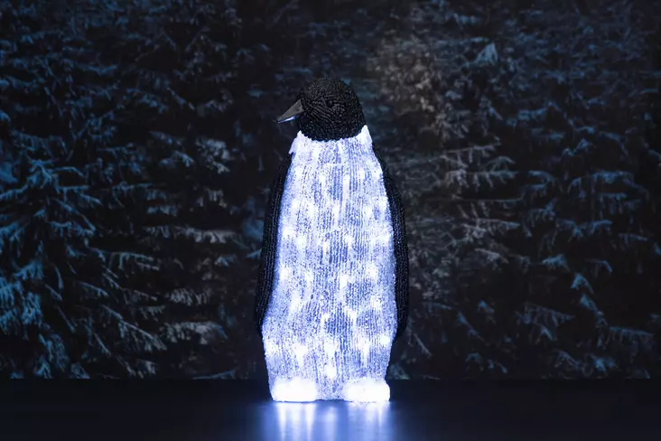 Akryyli pingviini 40 LED Finnlumor - Ljussmycken och ljusfigurer - 6410413326682 - 1