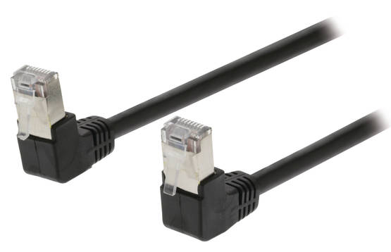 CAT5e SF / UTP Nätverkskabel RJ45 (8P8C) Hane - RJ45 (8P8C) Hane 3.00 m Svart - Dator och nätverk - 5412810249992 - 1