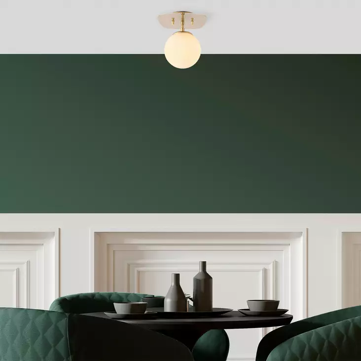 Taklampa Opviq Well Guld Metall 20 x 25 x 25 cm - Tak- och vägglampor - 8683342591812 - 1