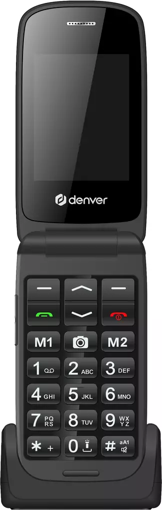 Denver BAS-24600L 4G Simpukkapuhelin - Mobiltelefoner - 5706751074622 - 1