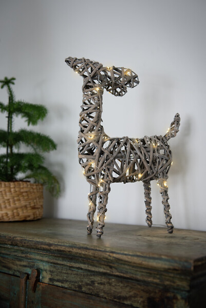 Elmeri rottinkiporo k. 38 cm b/o - Ljussmycken och ljusfigurer - 6435200289742 - 1