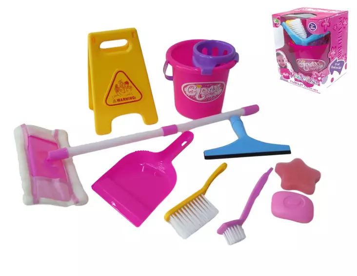 Family puhdistussetti p=C3=A4=C3=A4kuva=20 - Hemets rollspel och affärsrollspel - 6438484004612 - 1