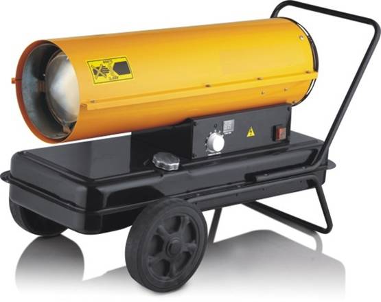 Hallilämmitin 30kW DURO pyörillä - Byggvärmare - 6438168099552 - 1