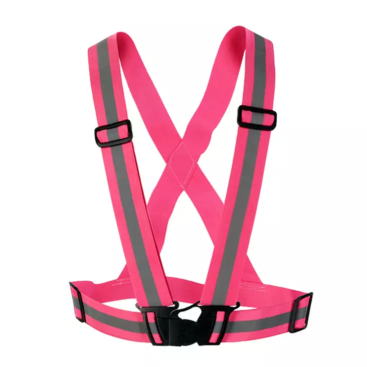 Heijastinvaljaat kiinnityksell=C3=A4, pinkki - Reflexer och varselvästar - 6418536017142 - 1