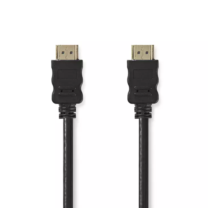 High Speed HDMI kabel med Ethernet | HDMI Kontakt | HDMI Kontakt | 4K@30Hz | ARC | 10.2 Gbps | 30.0 m | Rund | PVC | Svart | Label - HDMI-kablar - 5412810428342 - 1