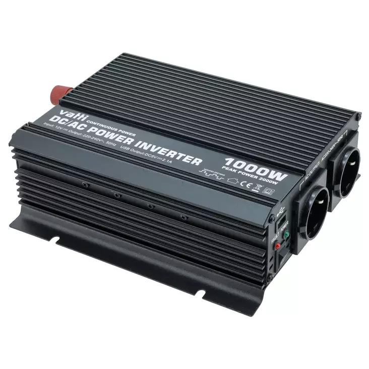 Invertteri 1000W 12V Vatti - Inverterare och strömomvandlare - 6438168111452 - 1