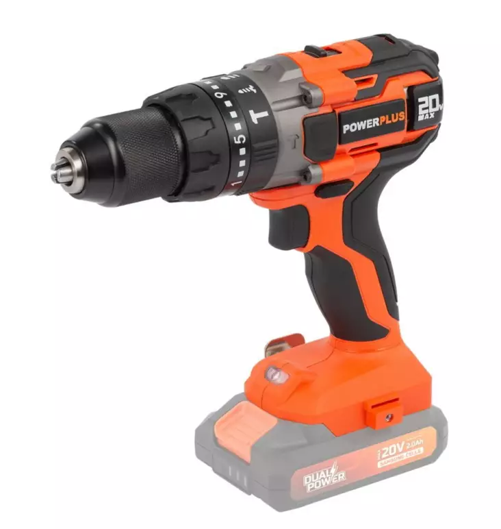 Iskuporakone 20V Powerplus - Batteriverktyg - 5400338092442 - 1