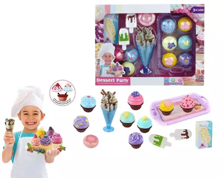 J=C3=A4=C3=A4tel=C3=B6leikki Dessert Party - Hemets rollspel och affärsrollspel - 6438484006302 - 1