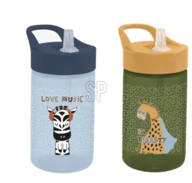 Vattenflaska med Sugrör 430 ml Kids - Vattenflaskor - 8720573393492 - 1