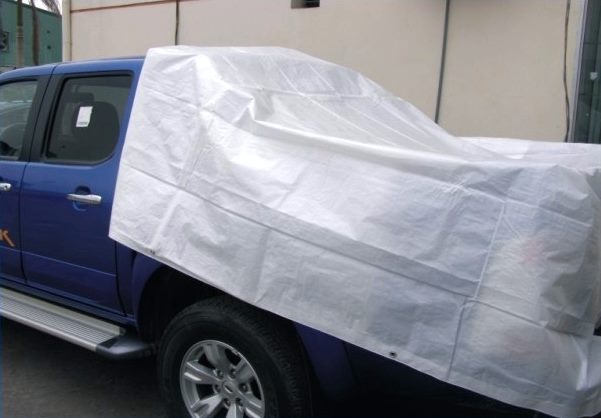 Presenning 3 x 5 m, vitt - Presenningar - 6438168050072 - 1