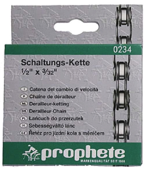Cykelkedja 1/2" x 1/8" - Cykeltillbehör och reservdelar - 4009208002232 - 1