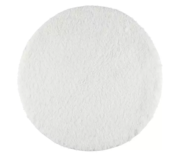 Kylpyhuoneenmatto Solid 70 cm valkoinen - Badrumsmattor och våtrumsmattor - 6410416053882 - 1