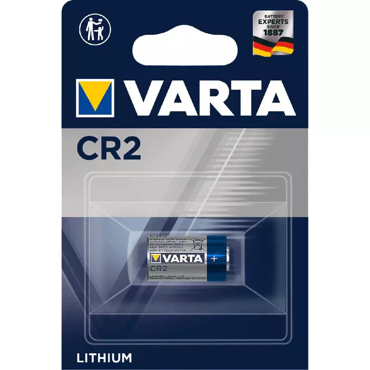 Litiumbatteri CR2 3 V 1-Blister - Kamerabatterier - VARTA-CR2 - 1
