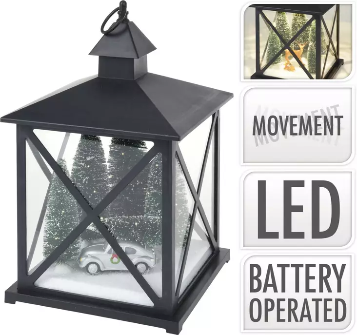 Lyhty Led jouluinen 38cm - Dekorationsljus - 8719987731822 - 1