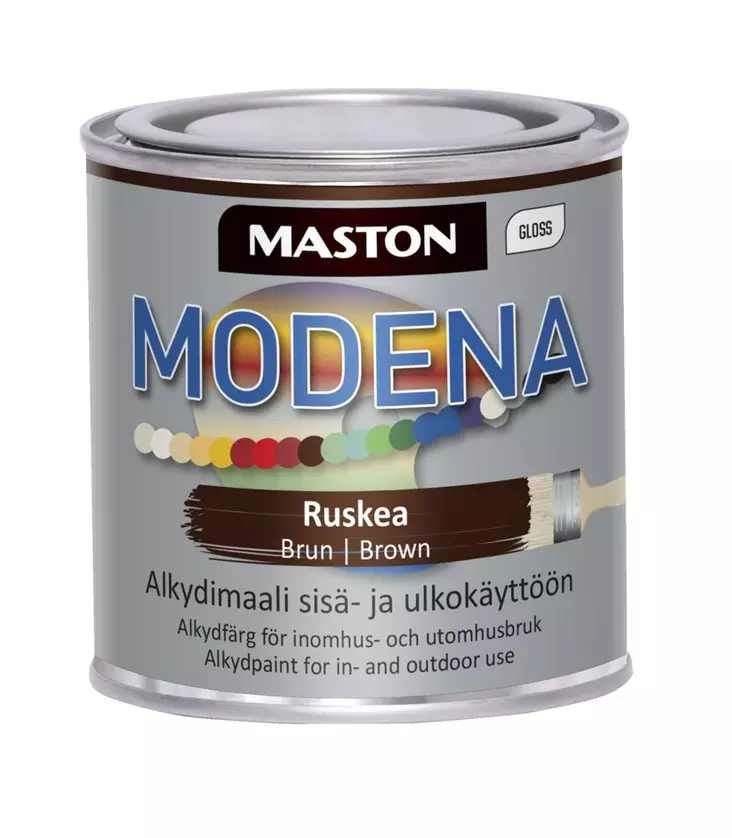Maali Maston Modena ruskea 250ml - Metall- och möbelmålningar - 6412496048062 - 1