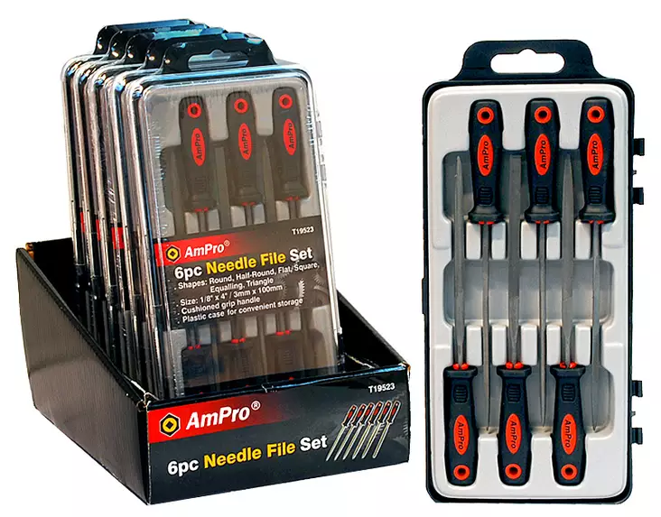 Nålfil sats 6 st - Filar - 795609195232 - 1