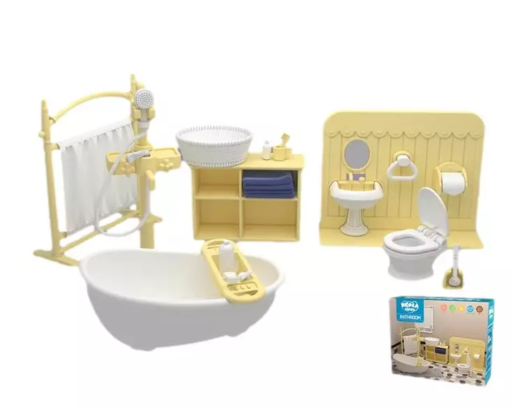 Nukkekodin kylpyhuone - Dockor och docktillbehör - 6438484010682 - 1