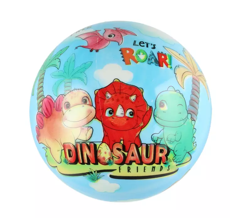 Pallo 140 mm Dino yst=C3=A4v=C3=A4t=20 - Barnbollar - 5202522131322 - 1