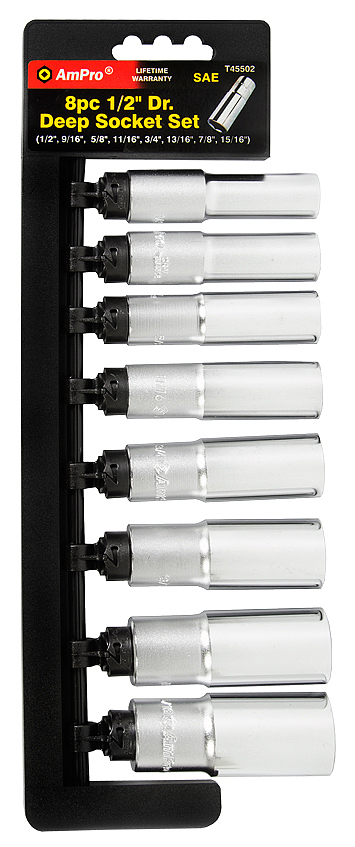 Hylssats långa 1/2" sae - Hylsor och hylsats - 795609455022 - 1