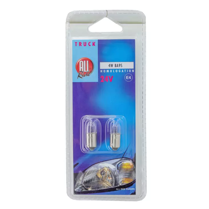 Polttimopari 24V 4W ba9s - Strålkastare och glödlampor - 8711252007762 - 1