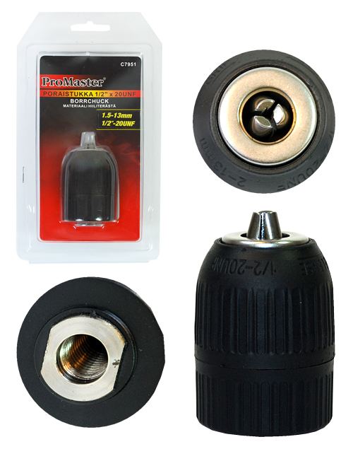 Borrchuck 13mm 1/2" x 20 - Borr och hålsågar - 6420286879512 - 1