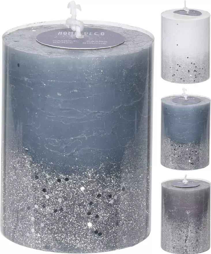 P=C3=B6yt=C3=A4kynttil=C3=A4 hopeahippu 7x9cm=20 - Ljus och lyktor - 8719987652332 - 1