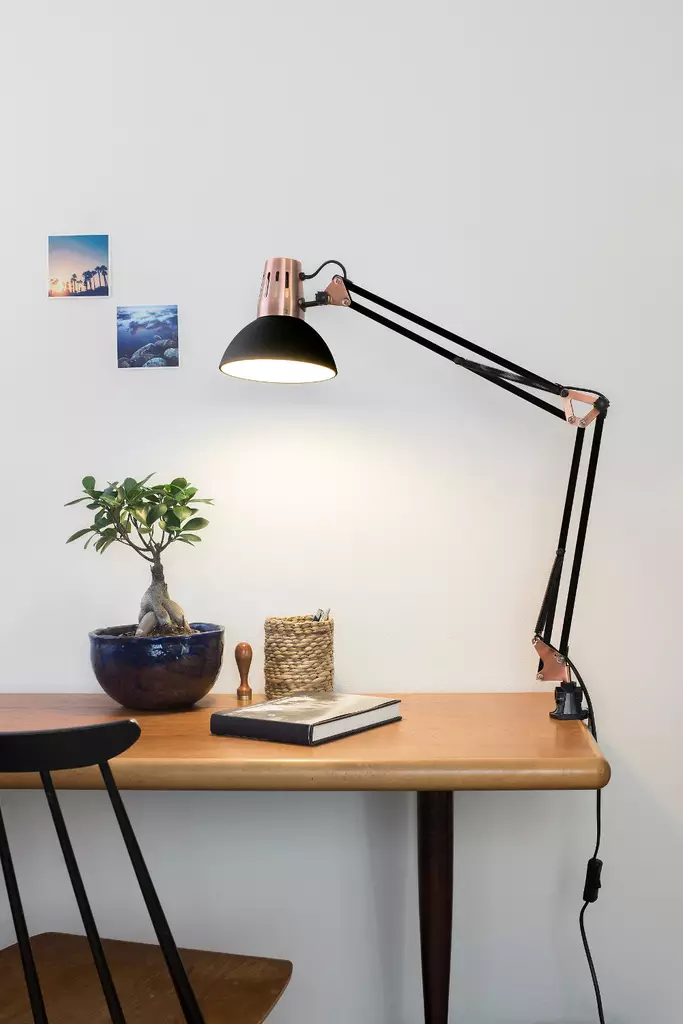 P=C3=B6yt=C3=A4valaisin Airam Aria musta - Golv- och bordslampor - 6435200227942 - 1