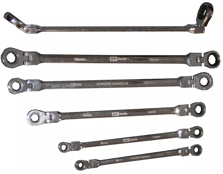 R=C3=A4ikk=C3=A4lenkkisarja 6-os. niveltyv=C3=A4 - Andra handverktyg - 6430074692452 - 1