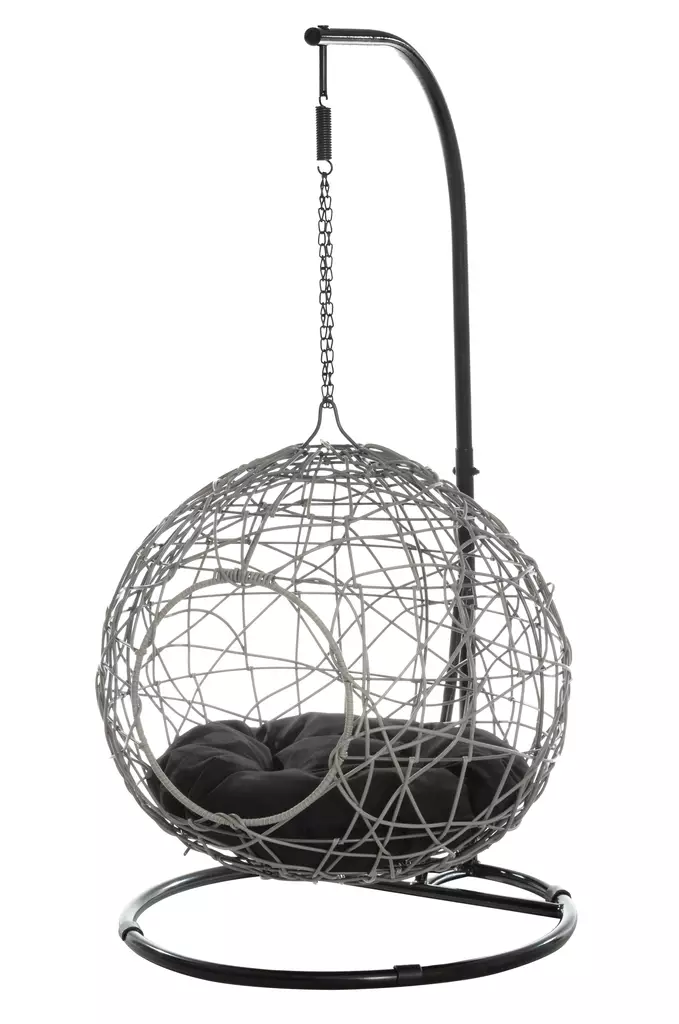 Riipputuoli lemmikille harmaa 66 cm - Trädgårdsmöbler och terrassmöbler - 6410416057552 - 1