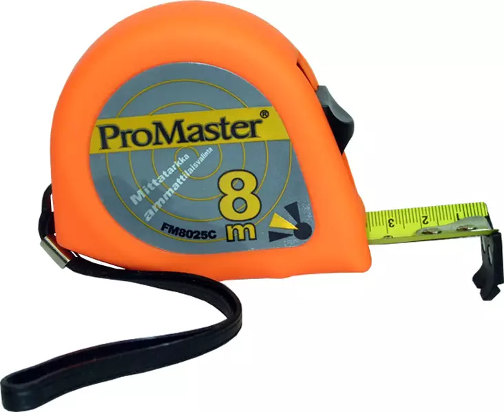 Måttband 8 m Promaster - Mått och vattenpass - 6420286000152 - 1