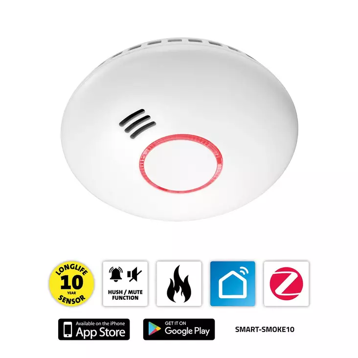 SMART-SMOKE10 ZigBee Smart rökdetektor - Larm och sensorer - 8712412585342 - 10