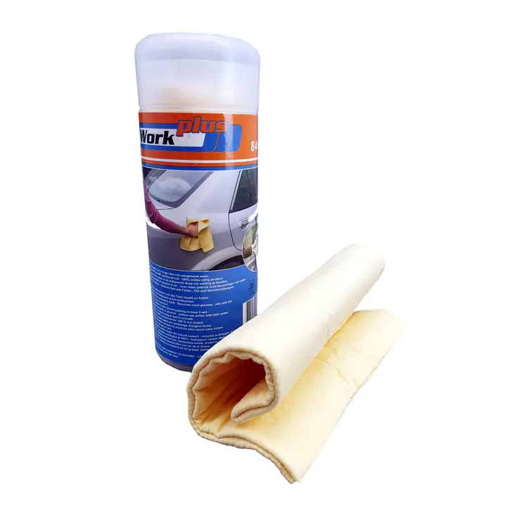 Sämskskinn 31 x 42 cm - Bilvårdsprodukter - 8714892841802 - 1