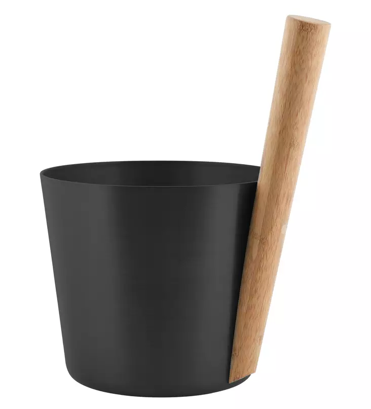 Saunakiulu alumiini musta - Bastutextilier och bastutillbehör - 6410412182272 - 1