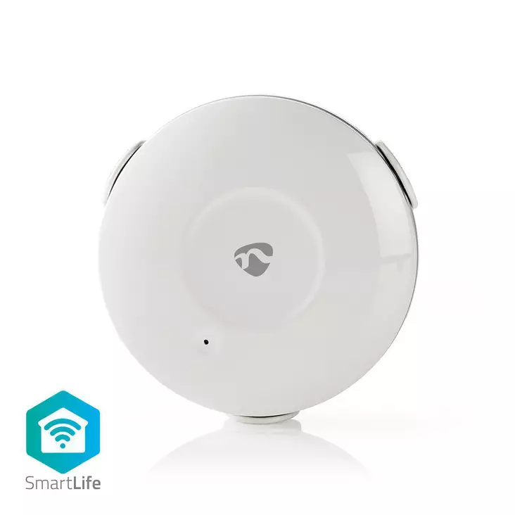 SmartLife Water Detector | Wi-Fi | Batteridriven | Förlängning ingår | Max. batteritid: 24 Månader | 50 dB | Vit - Larm och sensorer - 5412810272822 - 1