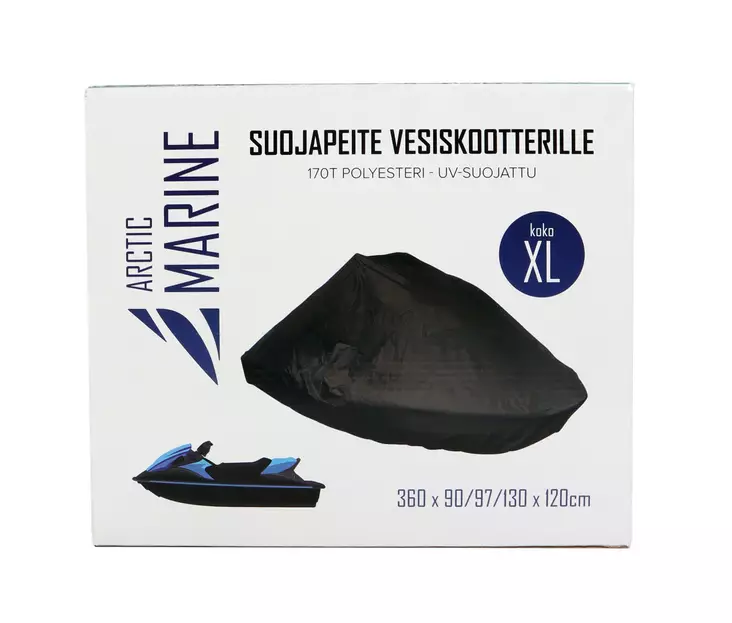 Suojapeite vesiskootterille 170T musta - Bilskyddsöverdrag - 6418536017562 - 1