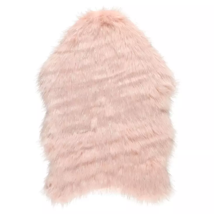 Talja Lurex 4Living roosa 60x90 cm - Fårskinn, kohudar, konstgjorda hudar - 6410413234932 - 1