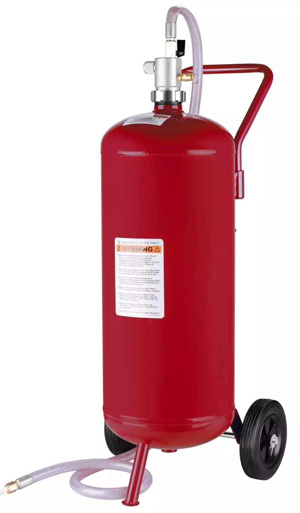 Soodapuhalluskannu 18 kg punainen, Timco - Sandblästrings- och sodablästringsutrustning - 6438014311272 - 1