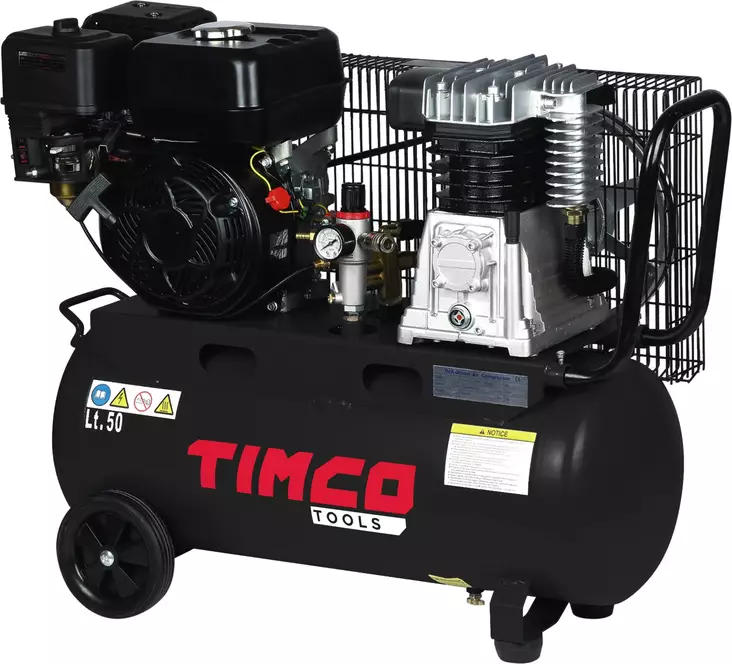 Timco 5.5HP 50L förbränningsmotorkompressor - Kompressorer - 6438014336282 - 1