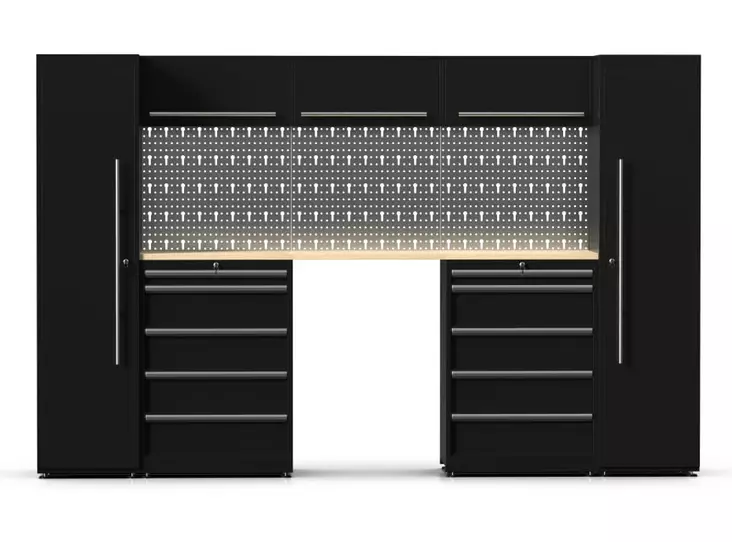 Timco Elite 325x55x205 cm verktygsskåp - Lagerhyllor och -lådor - 6438014332482 - 1