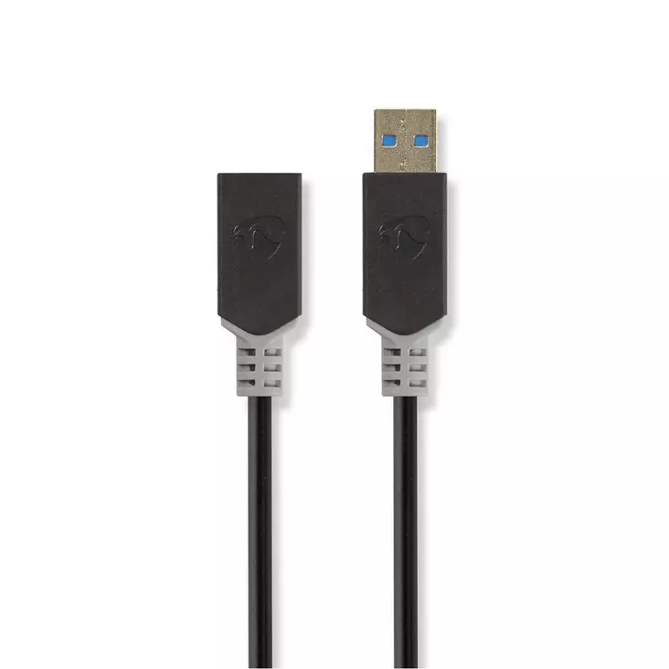 USB-C Adapter | USB 3.2 Gen 1 | USB-C Hane | USB-A Hona | 5 Gbps | 0.15 m | Rund | Nickelplaterad | PVC | Antracit | Låda - Dator och nätverk - 5412810263622 - 1