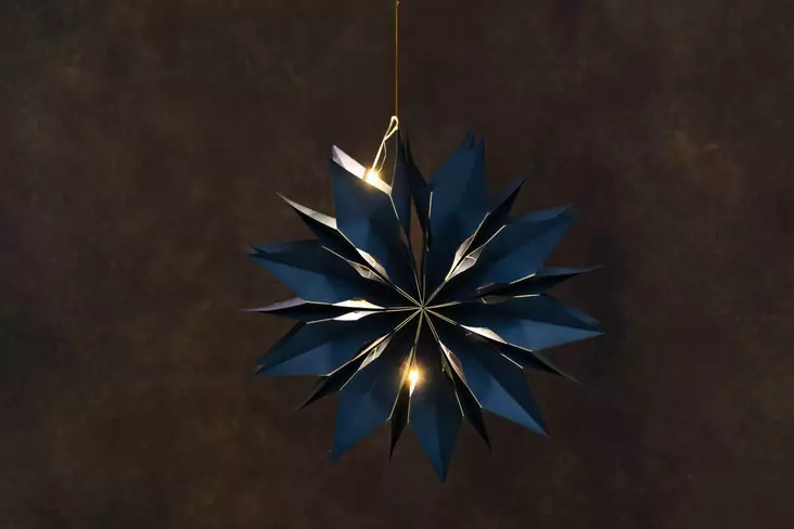 Valokoriste Daisy 50 cm Finnlumor sin 1 - Ljussmycken och ljusfigurer - 6410416005812 - 1