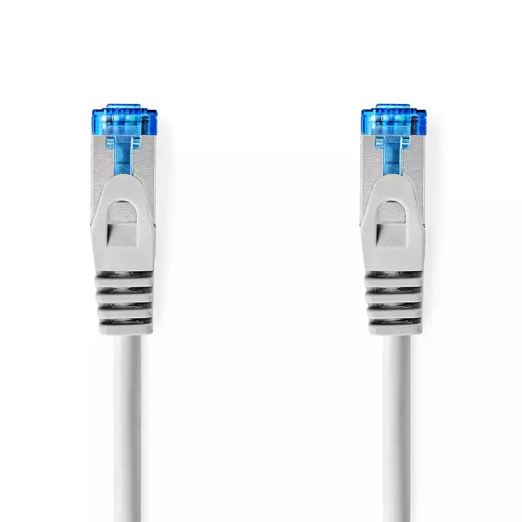 CAT6a nätverkskabel | S/FTP | RJ45 hane | RJ45 hane | 0.25 m | Snagless | Rund | LSZH | Grå | Label - Dator och nätverk - 5412810452712 - 1