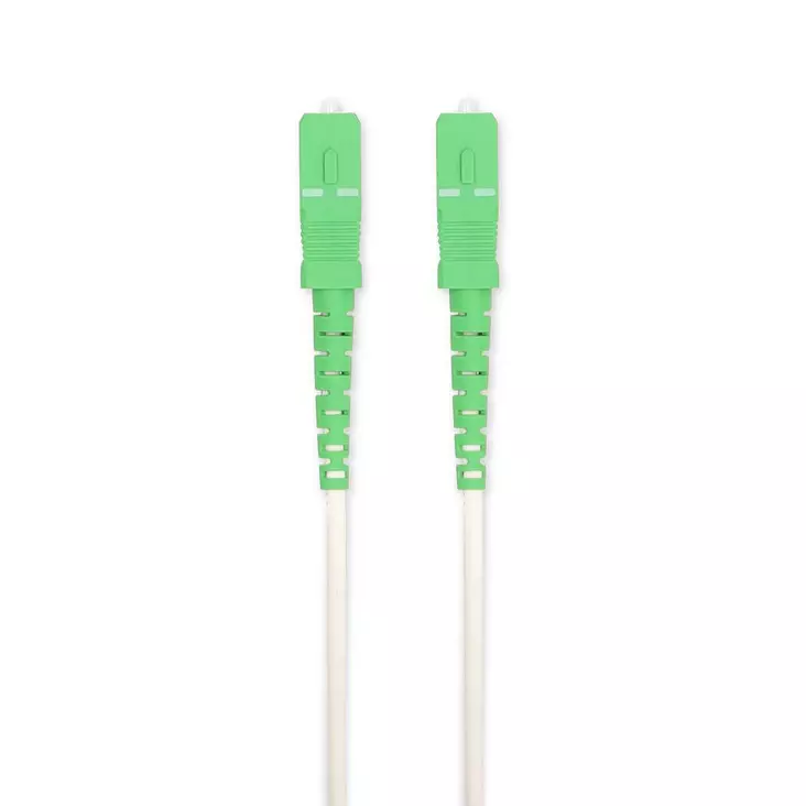 Patchkabel av glasfiber | SMF (Single Mode Phase) | SC/APC | SC/APC | 100 Gbps | 6.00 m | Vit | Gift Box with Euro Lock - Dator och nätverk - 5412810464302 - 1