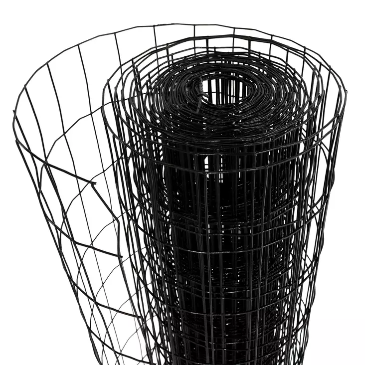 Stängselnät 0,6 x 10 m svart - Staket och stängselnät - 6438168115122 - 1