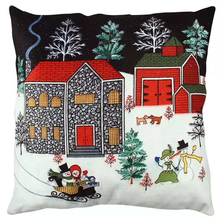 Prydnadskudde Aberto Design A11843 Flerfärgad Bomull Polyester 43x43 cm - Kuddar och täcken - 8681181123102 - 1