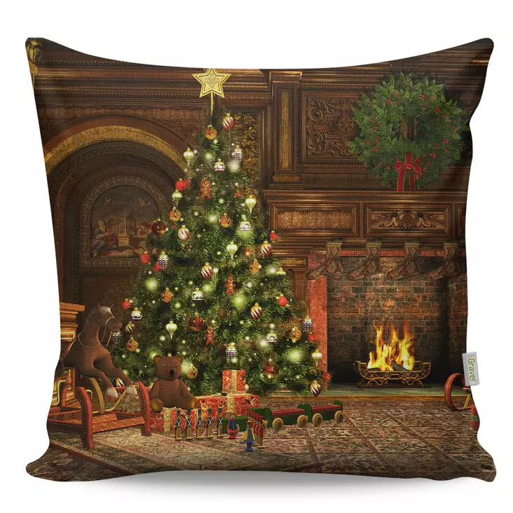 Prydnadskudde Aberto Design A12941 Flerfärgad Bomull Polyester 43x43 cm - Kuddar och täcken - 8681181123812 - 1