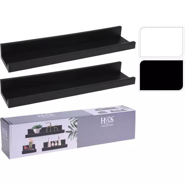 Vägghyllor 2 st i paket - Vägghyllor - 8719987418372 - 1